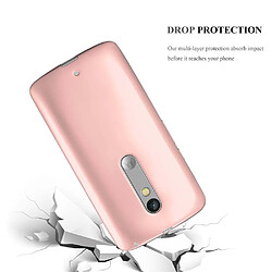 Avis Cadorabo Coque Motorola MOTO X PLAY Etui en Rose