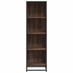 Avis vidaXL Bibliothèque chêne marron 40x35x139 cm bois d'ingénierie