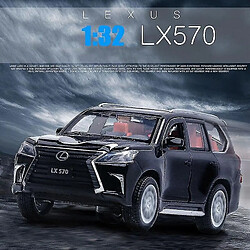 Avis Universal Lexus LX570 Die Cast Alloy Car Model Collectibles Boy Birthday Present Children's Toy's Car (noir)