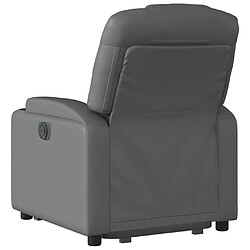 Acheter Maison Chic Fauteuil Relax pour salon, Fauteuil inclinable électrique gris similicuir -GKD22955