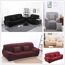 Avis Spandex Sofa Canapé Couvercle Du Boîtier De Siège Slipcover Décor Noir