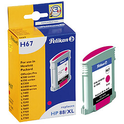 Pelikan Cartouche d'encre pour HP OFFICEJET PRO K550 (88XL/C9392A) - Magenta