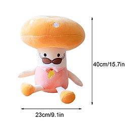 Universal 40 cm champignon doux mignon dessin animé peluche jouet poupée en duvet avec oreiller poupée | oreiller en peluche