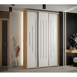 Abiks Meble Armoire Davos 12 À Portes Coulissantes 235,2/160/45 3 Portes