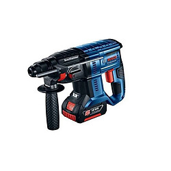 Bosch - Perforateur SDS-Plus 18V 2x 4,0 Ah Li-Ion 2 J avec coffret accessoires 11 pièces GBH 180-LI - 0615990M33