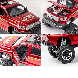 Universal 1: 32 Toyota Tundra Modèle de voiture en alliage Voiture de jouet moulée sous pression Modèle de voiture de jouet tirée vers la collection de jouets pour enfants Livraison gratuite | Voiture de jouet moulée sous pression (rouge)