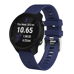 Bracelet en silicone bleu foncé pour votre GarminMove Forerunner 245M/645M/Vivoactive 3t