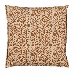 BigBuy Home Coussin Coton Marron Beige 50 x 50 cm