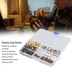 Avis ComfortXL 360 rivets en métal tubulaire de 6 mm et 8 mm avec outil de pose pour l'artisanat du cuir - ensemble de 360 rivets à double tête