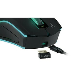 GAMDIAS HADES M1 souris Droitier RF Wireless + USB Type-A Optique 10800 DPI