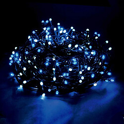 BigBuy Christmas Guirlande lumineuse LED 15 m Bleu Blanc 3,6 W