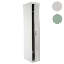 Mendler Vestiaire Boston T163, armoire métallique de personnel, 180x30x50cm selon ASR ~ gris