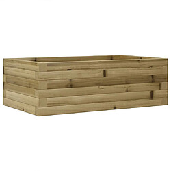 vidaXL Jardinière 70x40x23 cm bois de pin imprégné