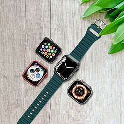 Avizar Bracelet pour Apple Watch 41mm / 40mm / 38 mm Silicone Ajustable Bleu Canard pas cher