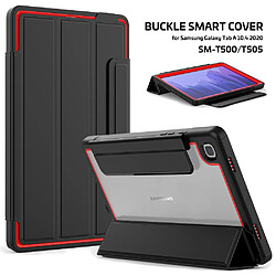 Coque en TPU noir/rouge pour votre Samsung Galaxy Tab A7 10.4 (2020) T500/T505