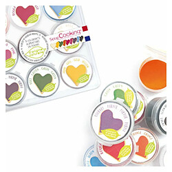 Acheter Scrapcooking 9 mini colorants alimentaires d'origine naturelle en poudre