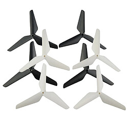 Lame d'hélice à 3 feuilles 3 pièces pour syma x5c x5a x5sc x5sw x5c-1 pièces noir pas cher