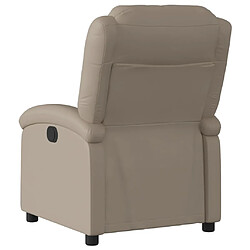 Acheter vidaXL Fauteuil inclinable électrique Cappuccino Similicuir