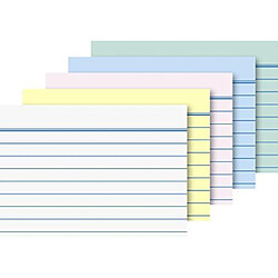 Baier schneider karteikarte &karteikarton, 180 g/m ², a8 orientation paysage-ligné-plusieurs coloris