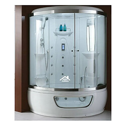 Karag Cabine de douche d'angle hydromassante PALOMA K-549 130x130 cm x 225 cm