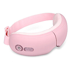 Universal Masseur d'yeux intelligent Vibrations Casque de sécurité Masseur Voyage Repos Relaxation Lunettes Compression thermique Masque d'yeux Bluetooth VIP Expédition directe | Masseur d'yeux (rose)