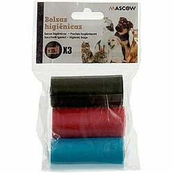 Mascow Sacs 8430852277787 Rouge Noir Bleu Plastique 9 x 13 x 2 cm (3 pcs)