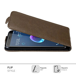 Acheter Cadorabo Coque HTC Desire 12 Etui en Marron