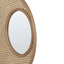 Acheter Beliani Miroir PALAU 60 cm Naturel