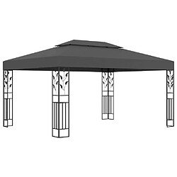 Maison Chic Tonnelle | Pergola avec double toit 3x4 m Anthracite -GKD95330