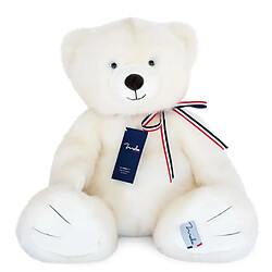 MAïLOU L ours francais Blanc poudre 50 cm MA0101