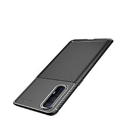 Avis Wewoo Coque Pour OPPO Reno 3 Pro Housse en TPU antichoc fibre de carbone bleu