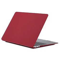 Wewoo Housse Sacoche Etui de protection pour ordinateur portable style mat pour MacBook Air 13,3 pouces A1932 (2018) (Vin Rouge)