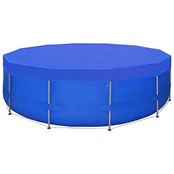 vidaXL Couvertures de piscine 2 pcs PE Ronde 460 cm 90 g/m²