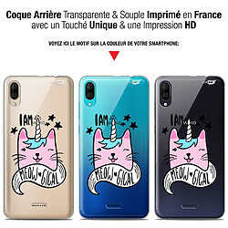 Avis Caseink Coque arrière Wiko Y80 (6 ) Gel HD [ Nouvelle Collection - Souple - Antichoc - Imprimé en France] I Am MEOUgical