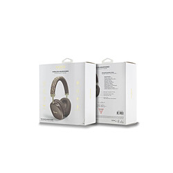 Avis Guess Maroquinerie Guess Casque Audio Bluetooth 5.3 Gcube Compatible Siri Certifié IPX4 Marron