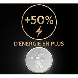 Avis Pile Duracell Lithium CR2025 pour Prothèse Auditive, Montre, Télécommande et Calculatrice