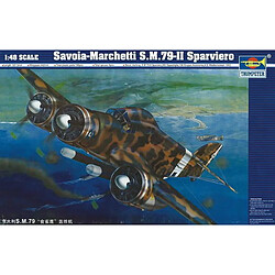 Savoia Marchetti SM-79 II Sparviero - 1:48e - Trumpeter