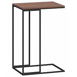 Maison Chic Table d'appoint | Table Basse Noir 40x30x59 cm Bois d'ingénierie -GKD64509