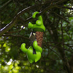 Totalcadeau Mangeoire à oiseaux - Porte graine Marcus le chat