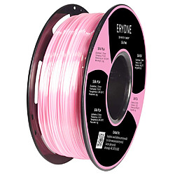 None Filament PLA soie ERYONE pour imprimante 3D 1 kg (2,2 lbs)/bobine - Rose