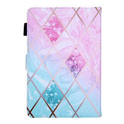 Etui en PU Impression de motifs Universel Antichoc Rose/Dégradé vert pour votre Tablet 7 pouces