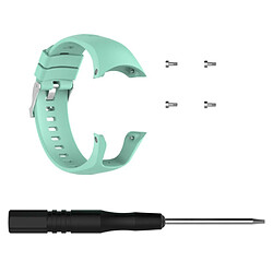 Bracelet en silicone cyan pour votre Suunto Spartan Trainer Wrist HR