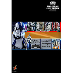 Hot Toys TMS023 - Star Wars : The Clone Wars - 501ST Battalion Clone Trooper deluxe Version