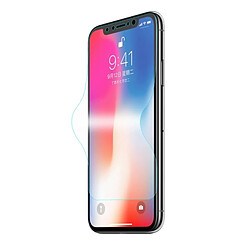 Wewoo Film protecteur écran pour iPhone X 0.1mm TPU + TPE + Matériau 3D Plein Anti-Explosion Souple D'écran Eau Condensat