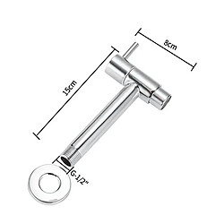 ComfortXL Robinet de machine à laver mural en acier inoxydable avec buse de robinet de piscine