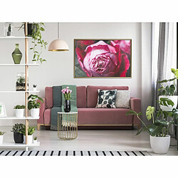 Paris Prix Affiche Murale Encadrée Blooming Rose 90 x 60 cm Or