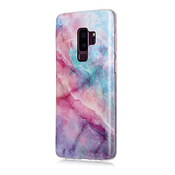 Wewoo Coque Fine Pour Galaxy S9 + Motif de dessin coloré Fabrication IMD Etui de protection en TPU souple ciel rose