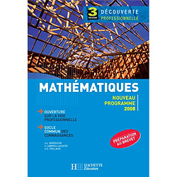 Mathématiques 3e découverte professionnelle - Occasion