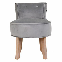 Banquette Alexandra House Living Gris Velours Caoutchouc 46 x 58 x 45 cm