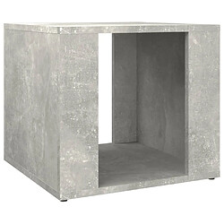 vidaXL Table de chevet Gris béton 41x40x36 cm Bois d'ingénierie